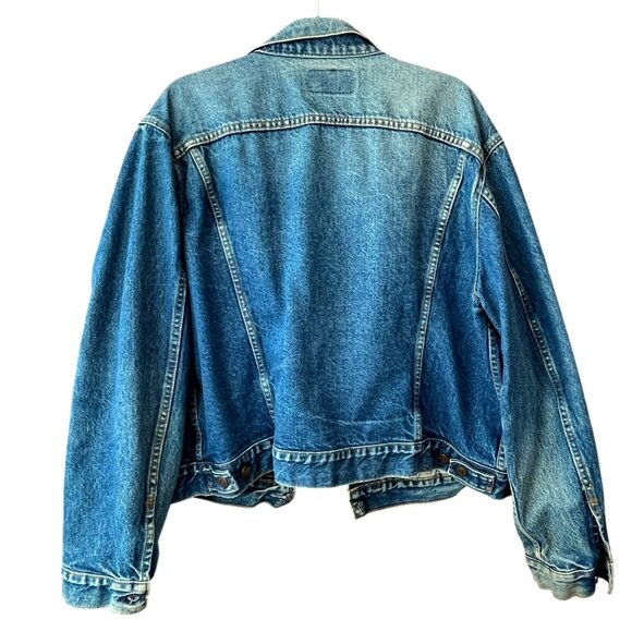 Vintage Levi's "Dad Jacket" Trucker Denim | Y2K Oversized 90s Vibes - Picture 4 of 10
